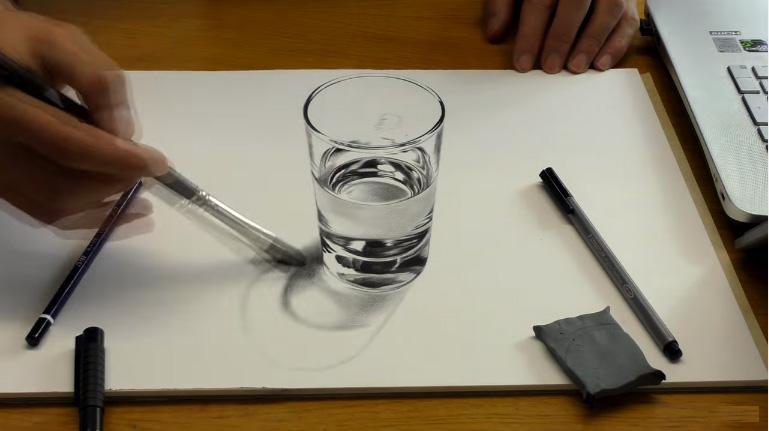 رسم بالرصاص 3D - صور اول مرة تشوفها ثلاثية الابعاد 3321 3