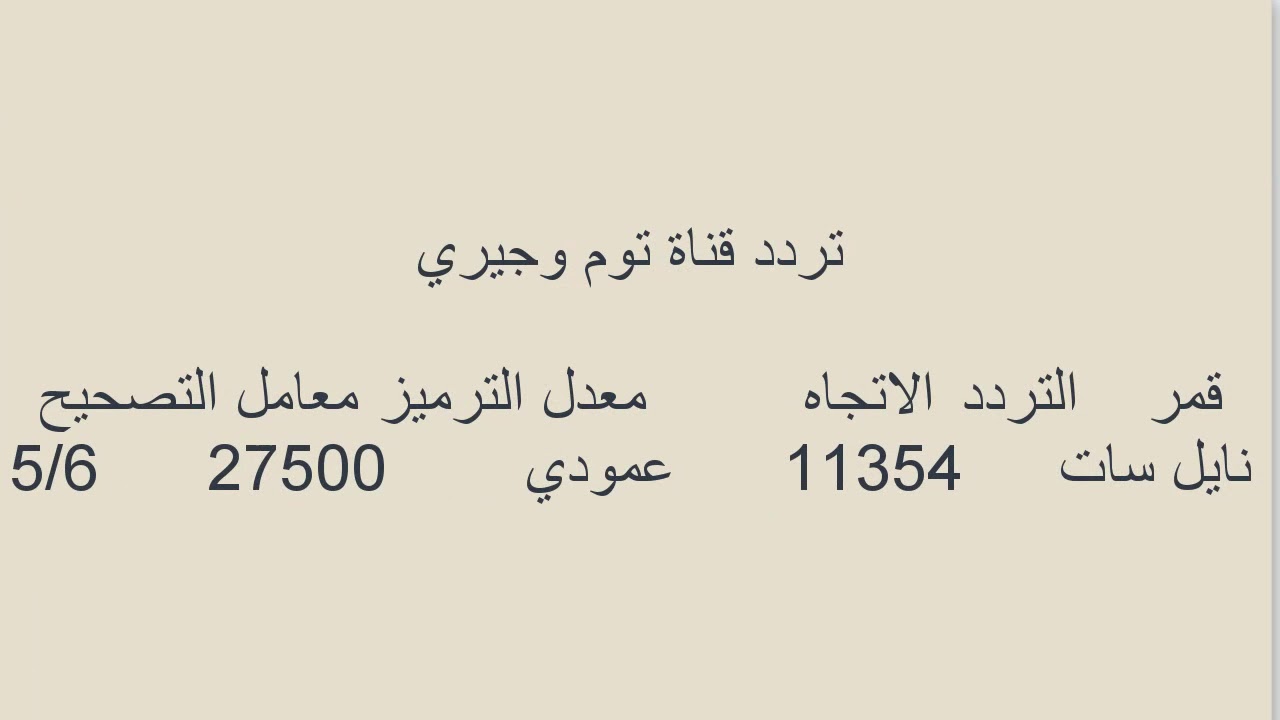 تردد قناة توم وجيري - اوعي يفوتك اقوي تررد قناة توم وجري 3269 1