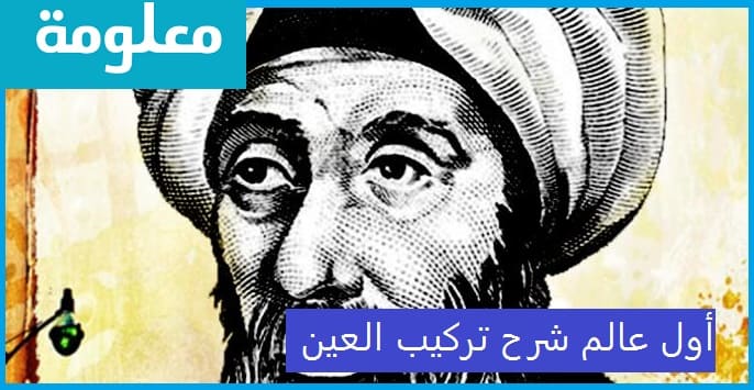 اول من شرح تركيب العين , يلا نعرف مين الشخص اللى شرحها