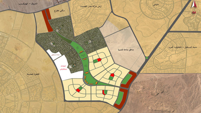 خريطة 6 اكتوبر التوسعات الشمالية - اين تقع التوسعات الشمالية 3676