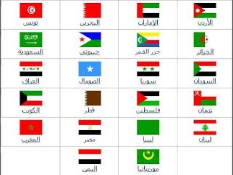 اعلام الدول العربية واسمائها بالصور , لن تصدق هذا التشابه الذي يجمعهم